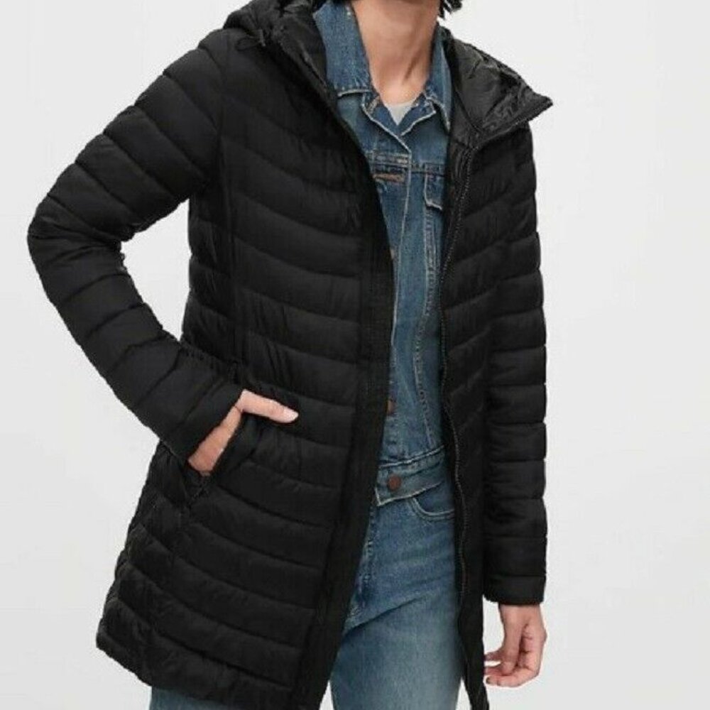 GAP Upcycled Lightweight Puffer Coat, XL